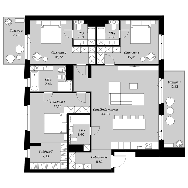 Preview apartment
